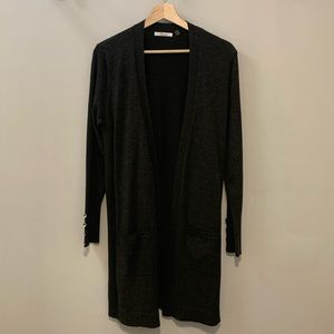 Dark gray cardigan
